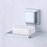 Jabonera con Ventosa 12cm Acero Cromado