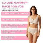NUVINA™ | tu ropa interior antifugas, cómoda Y segura.