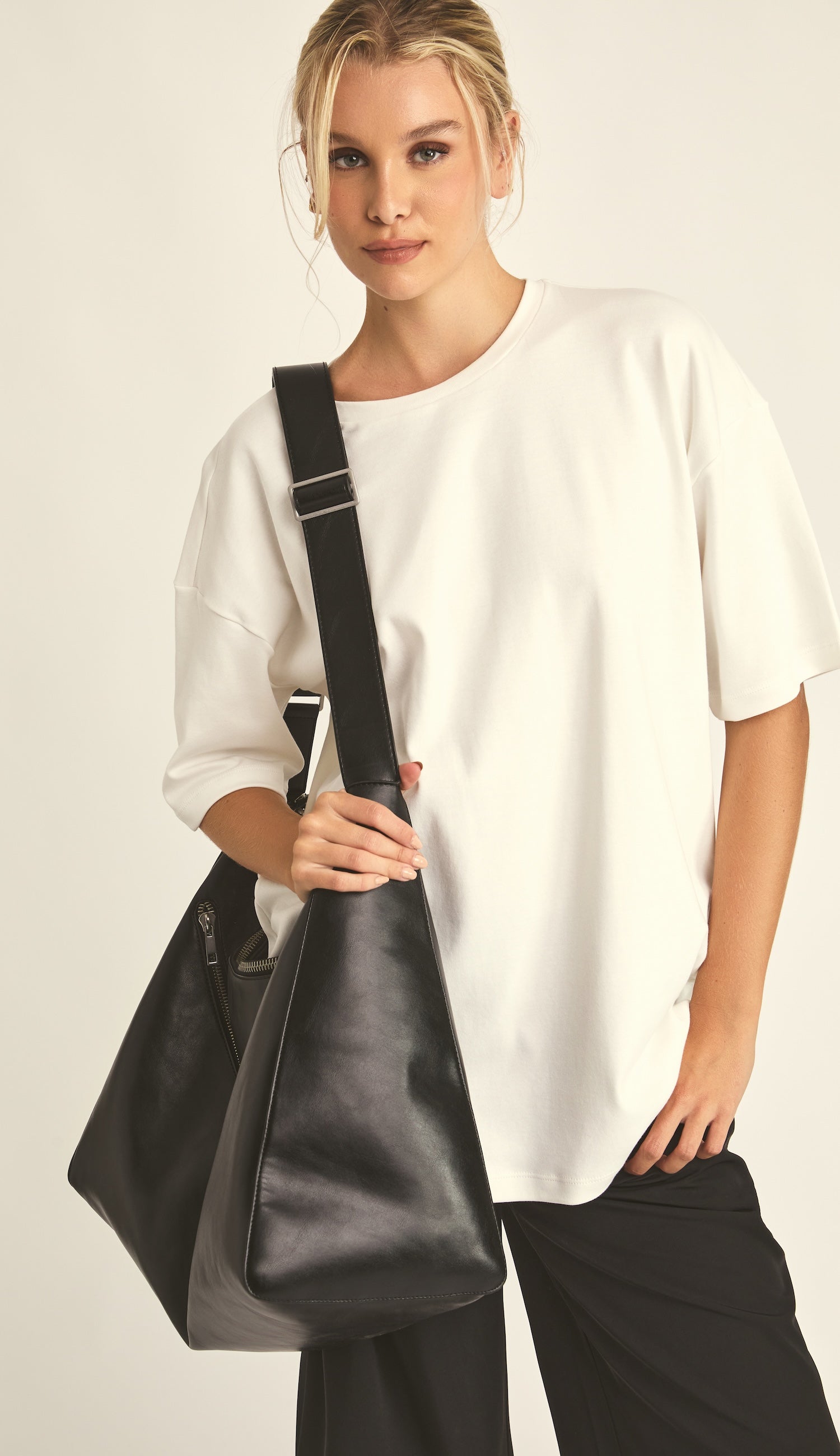 Camiseta de Algodón Egipcio Off White