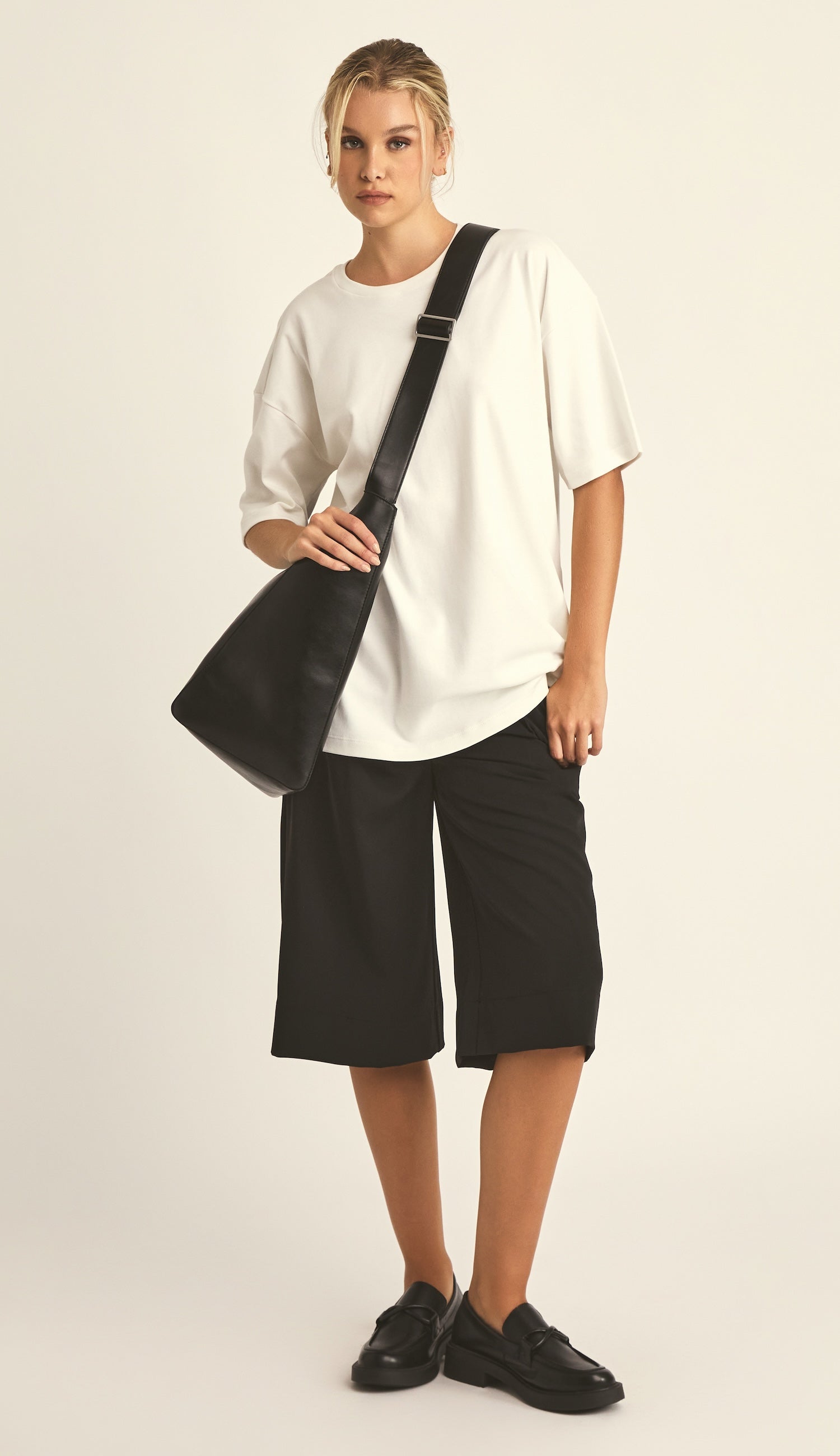 Camiseta de Algodón Egipcio Off White