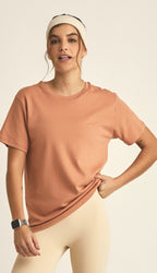 Camiseta color mocha