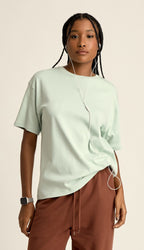 Camiseta de Algodón Egipcio Verde