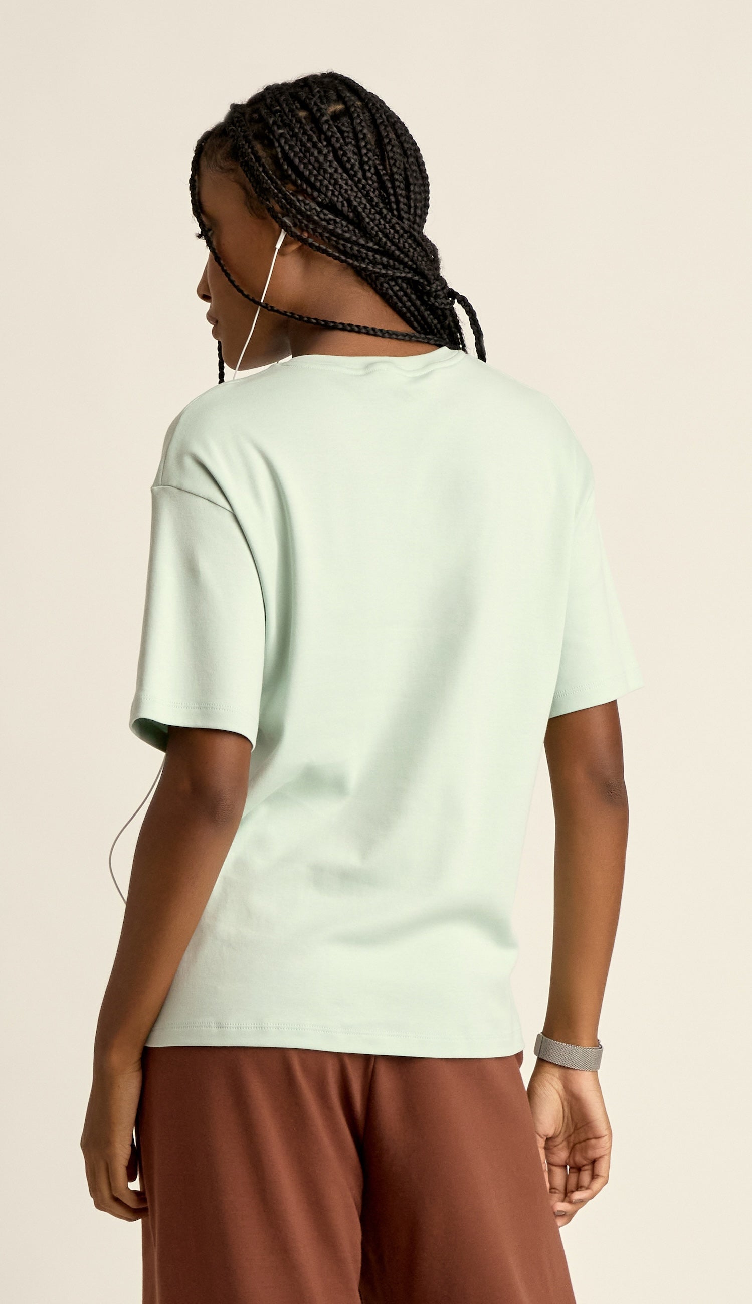 Camiseta de Algodón Egipcio Verde