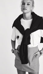 Camiseta de Algodón Egipcio Off White