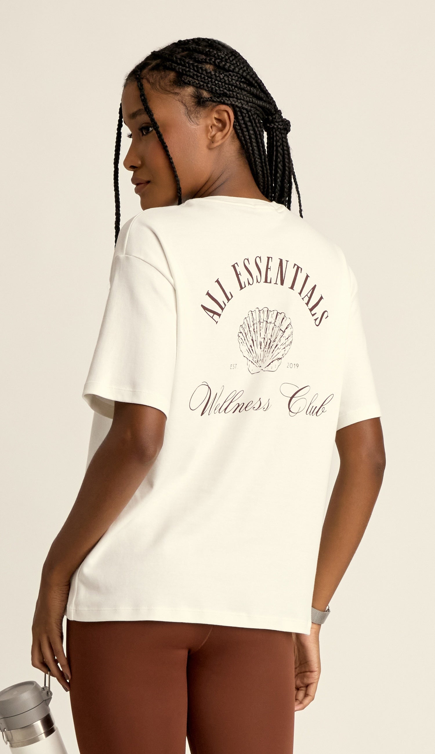 Camiseta de Algodón Egipcio Off White