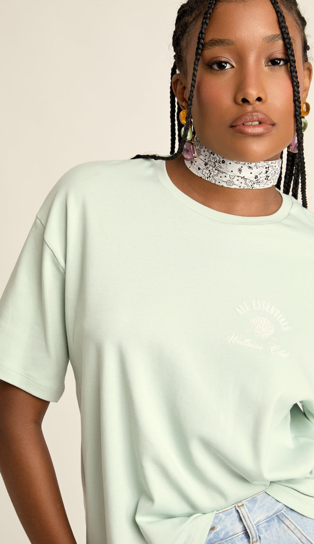 Camiseta de Algodón Egipcio Acqua