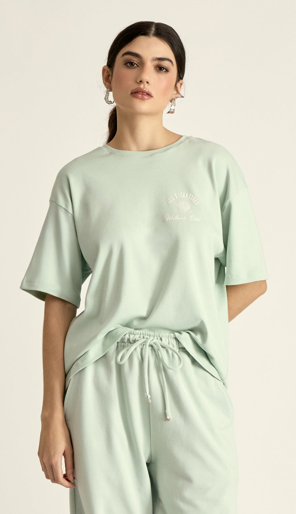 Camiseta de Algodón Egipcio Acqua