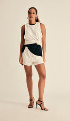 Regata color blanco roto