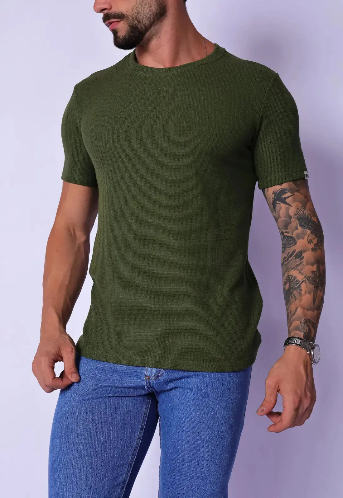 Remera de Hombre de Tricot Verde