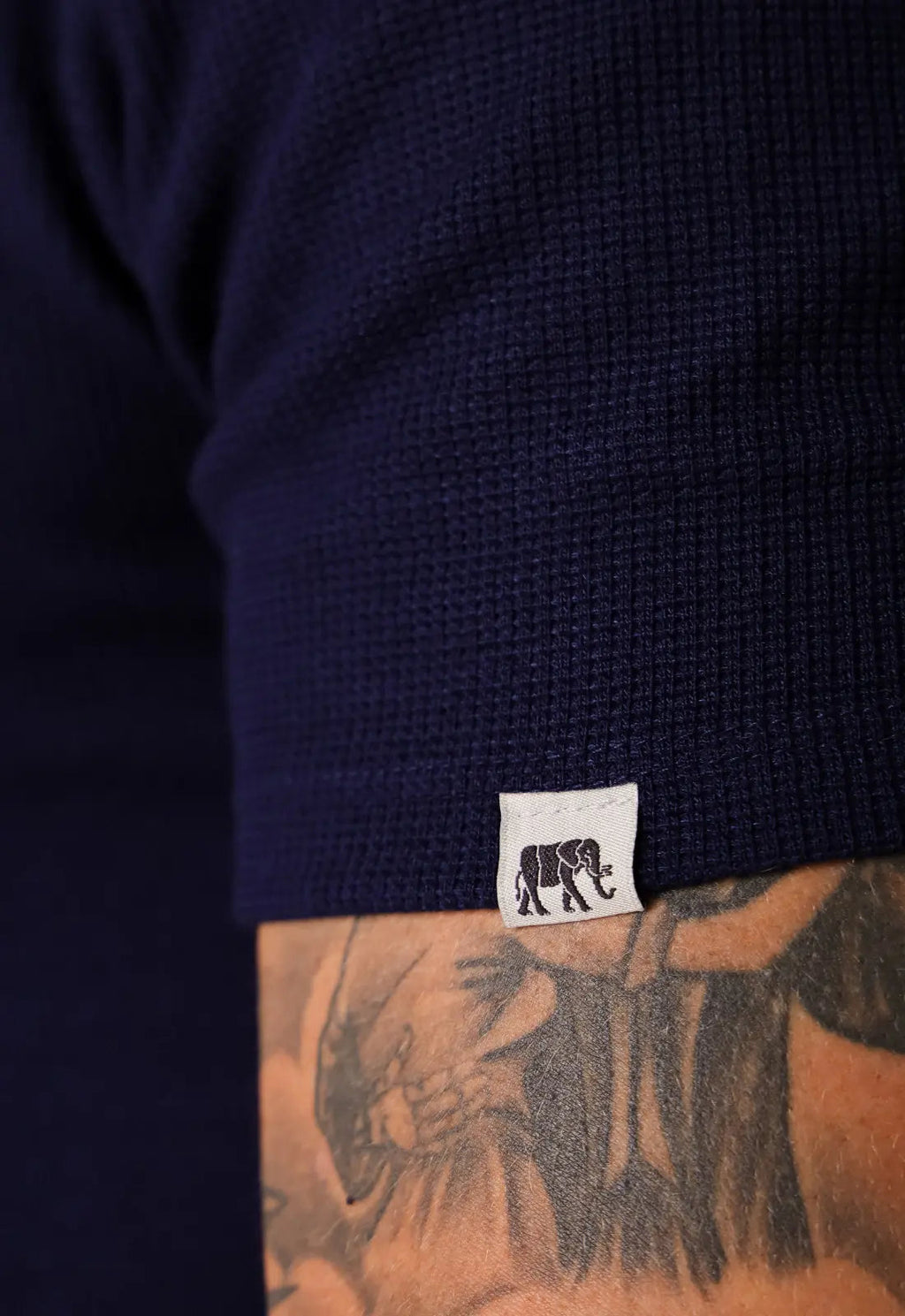 Camiseta de Hombre de Tricot Azul Marino