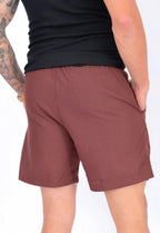 Shorts de Lino para Hombre Marrón