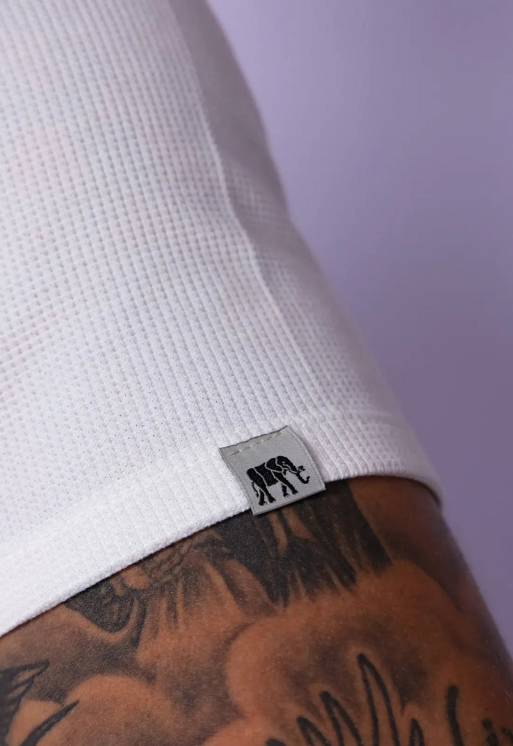 Camiseta de Hombre de Tricot Blanca