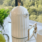 Jarra térmica de plástico blanca 600ml