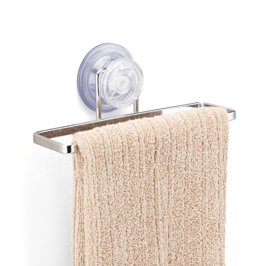 Toallero de Lavabo con Fijación de Succión Cromado