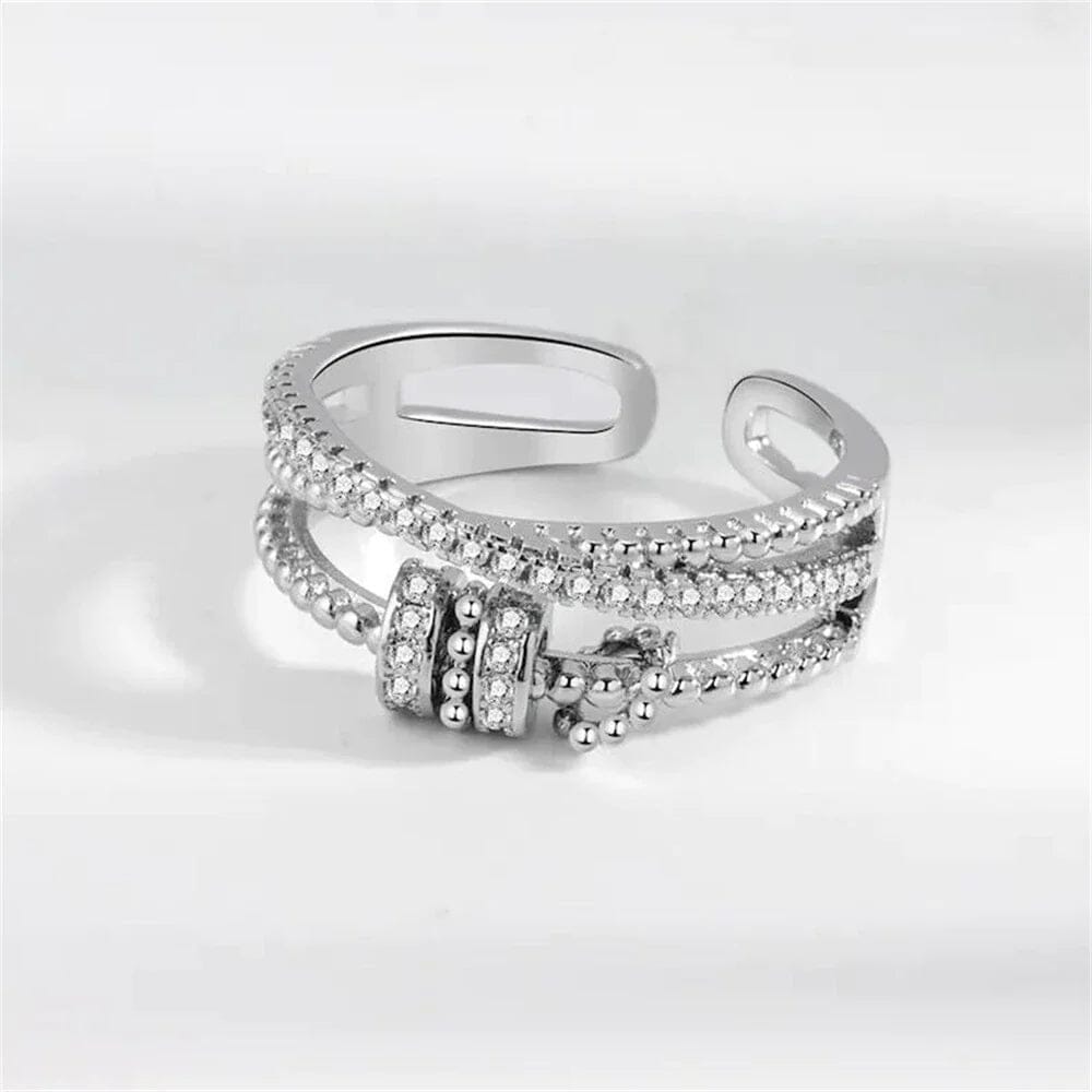 Anti-Angst-Ring 18k Vergoldet MännerRaum