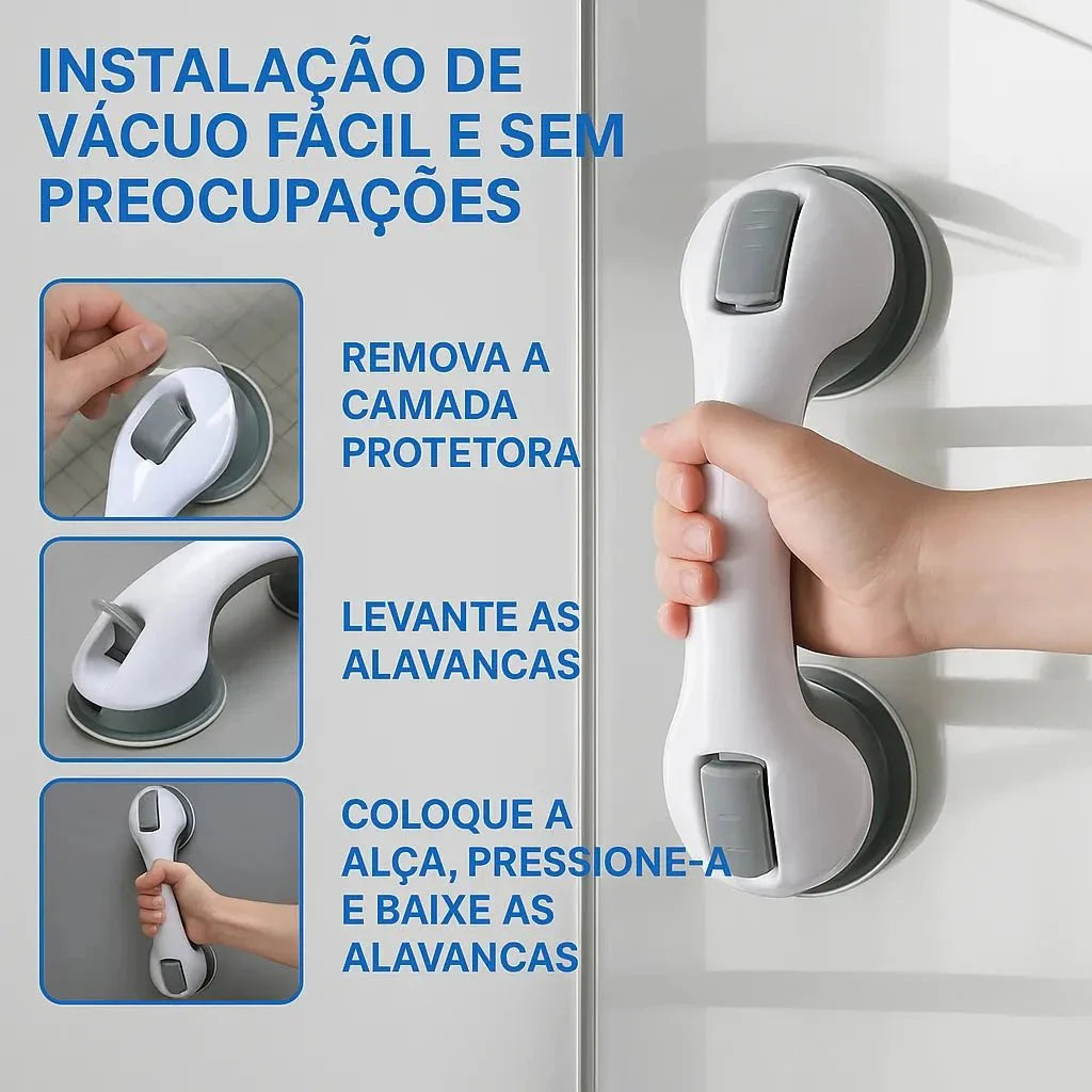 Barra de Apoyo Portátil para Baño - SafeGrip