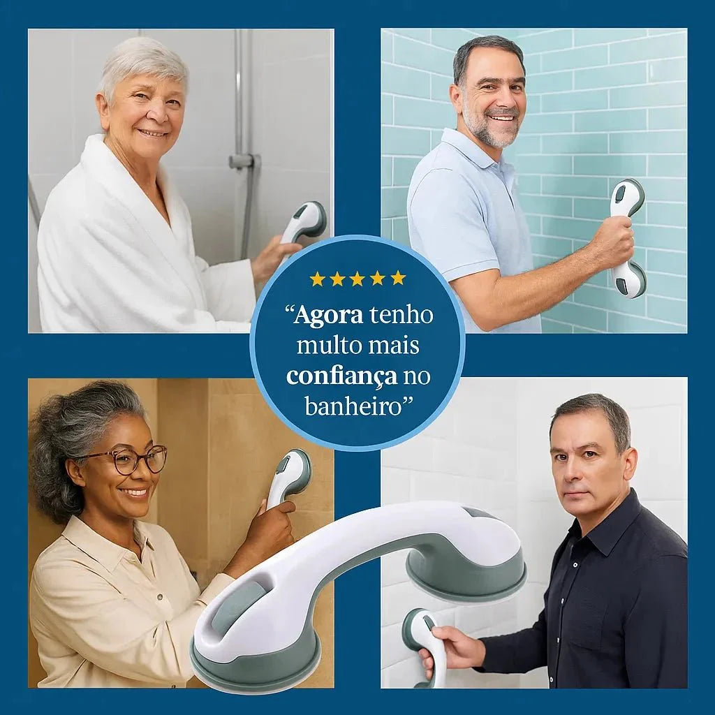 Barra de Apoyo Portátil para Baño - SafeGrip