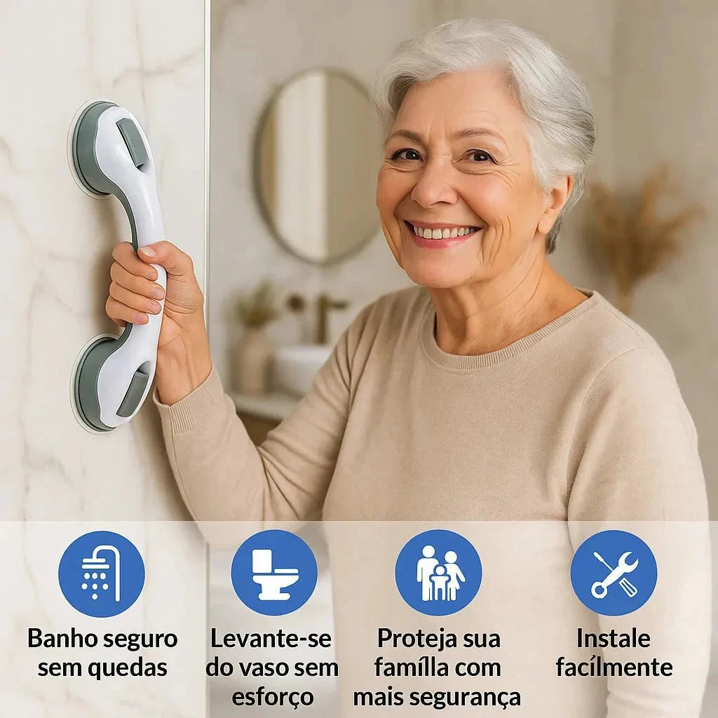 Barra de Apoyo Portátil para Baño - SafeGrip