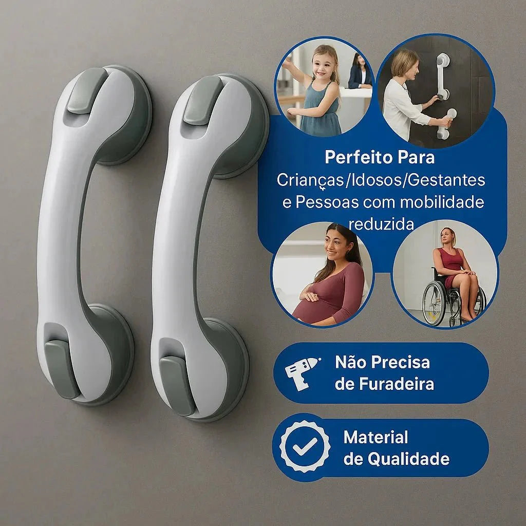 Barra de Apoyo Portátil para Baño - SafeGrip