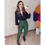 Pantalón Lipo con Cinta Modeladora