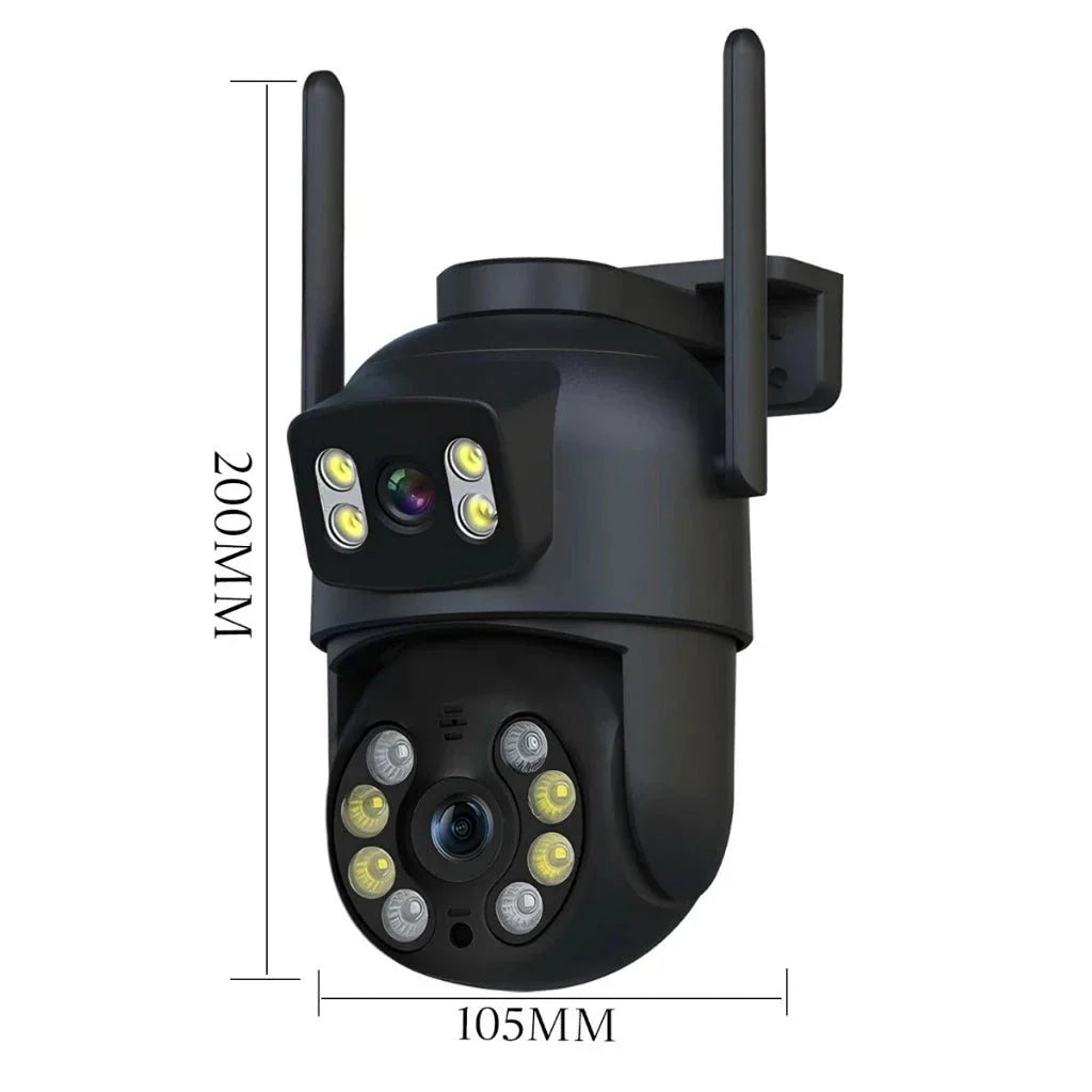 Cámara de Seguridad Doble IP66