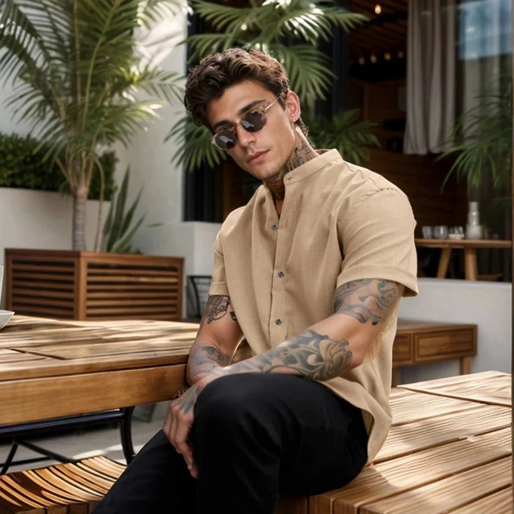 Camisa Social Cuello Padre