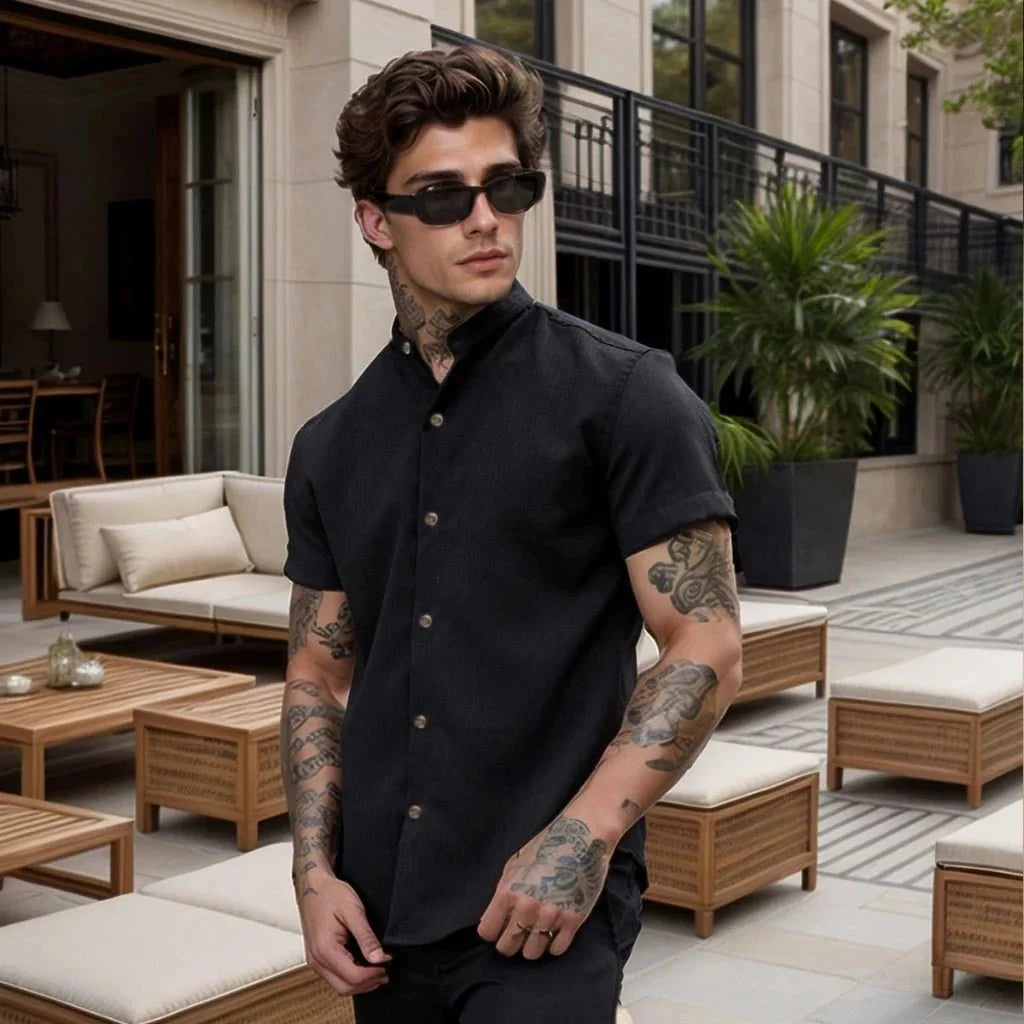 Camisa Social Cuello Padre