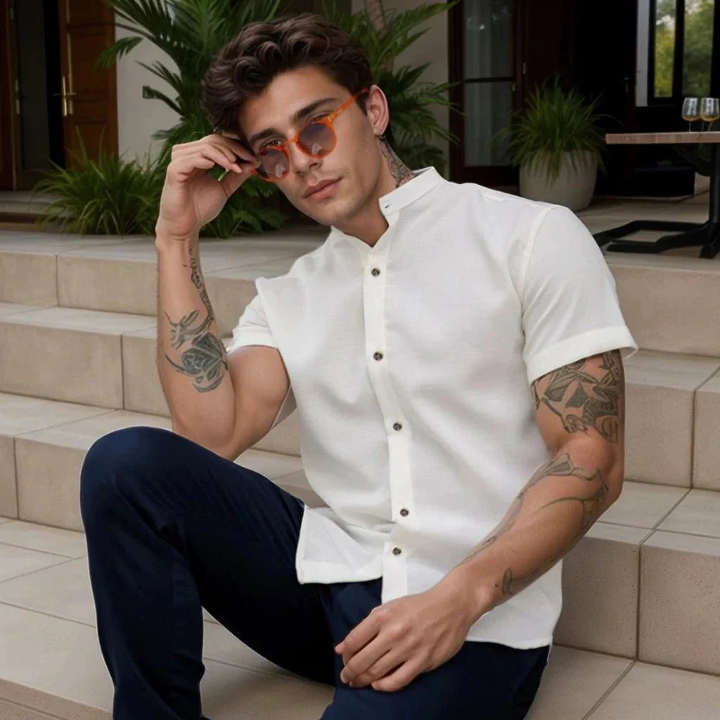 Camisa Social Cuello Padre