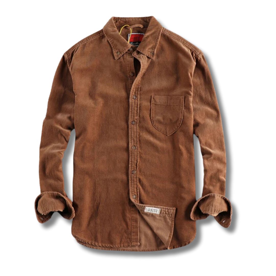 Herren Hemd Samt MännerRaum