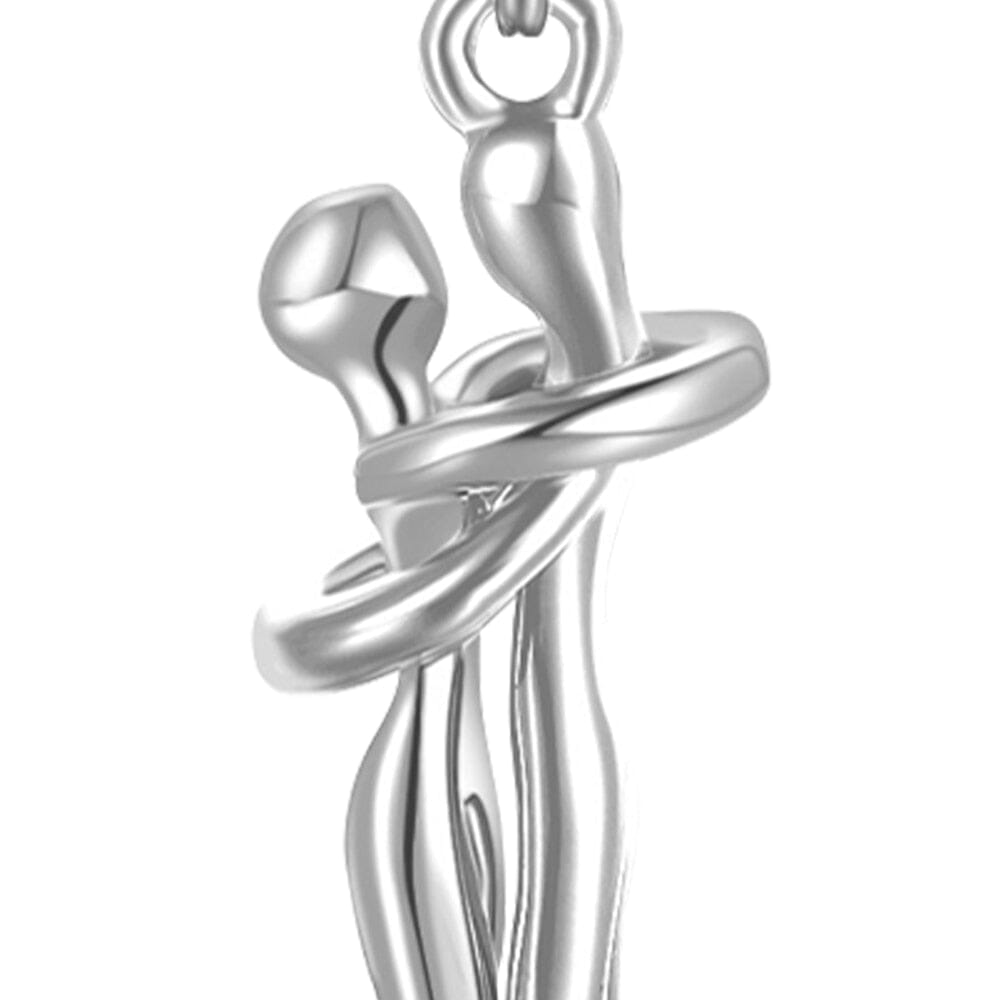 Collar Abrazo - Plata y Oro