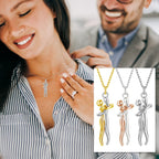 Collar Abrazo - Plata y Oro