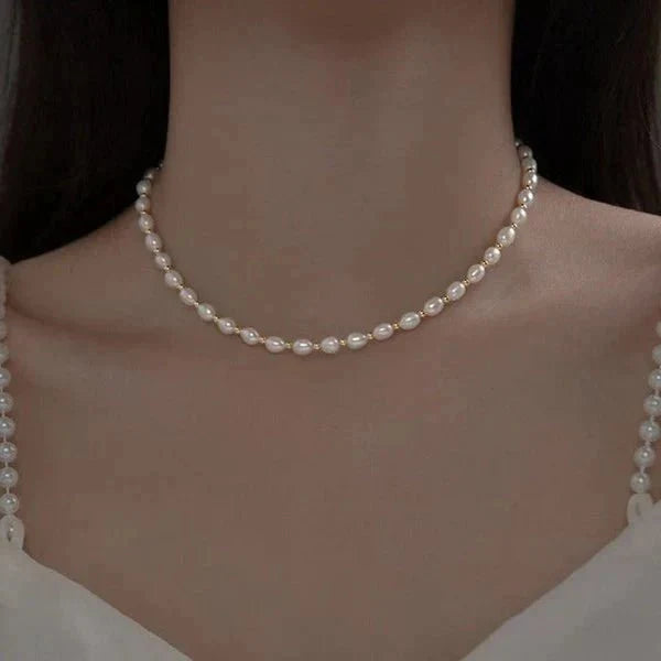 Collar de Perlas de Agua Dulce
