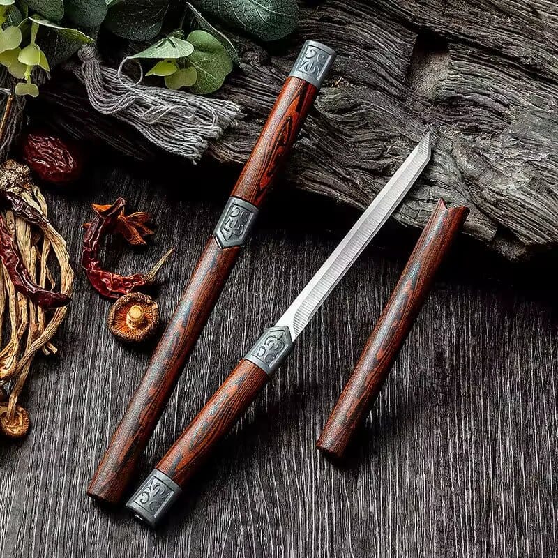 (COMPRA 1 LLEVA 2 + FUNDAS) Combo Cuchillo Artesanal Feng Ultra Afilado • 100% Forjado a Mano