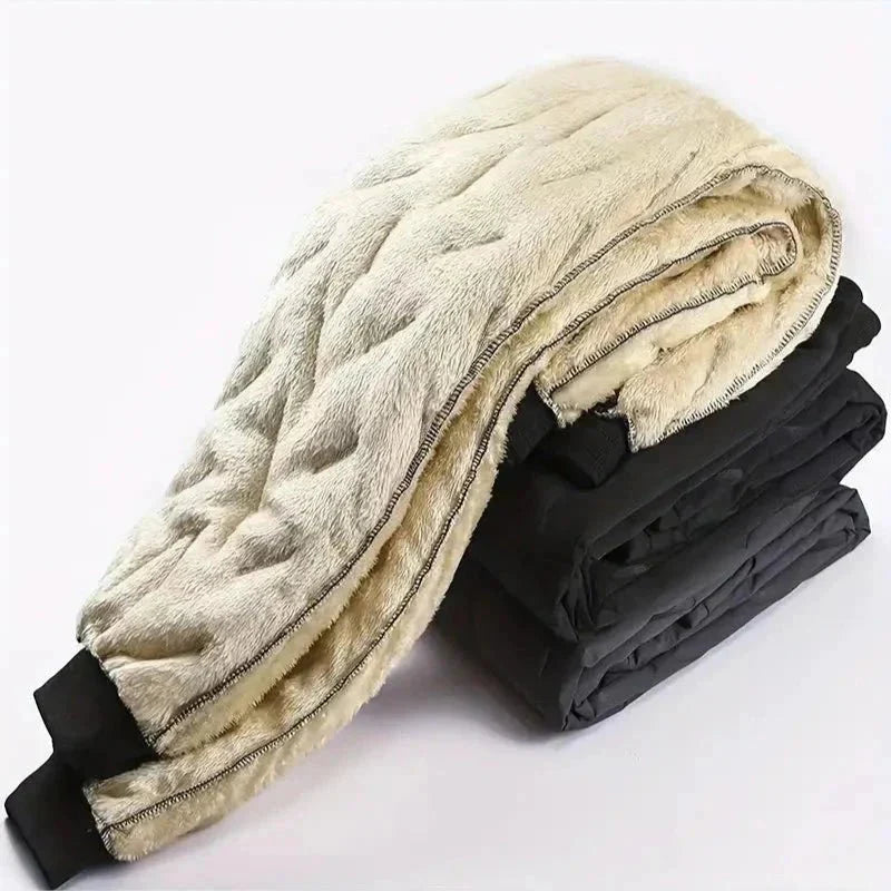 Confort Size Premium - Pantalón Impermeable con Forro de Lana