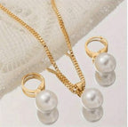 Conjunto de Joyas Vintage de Perlas