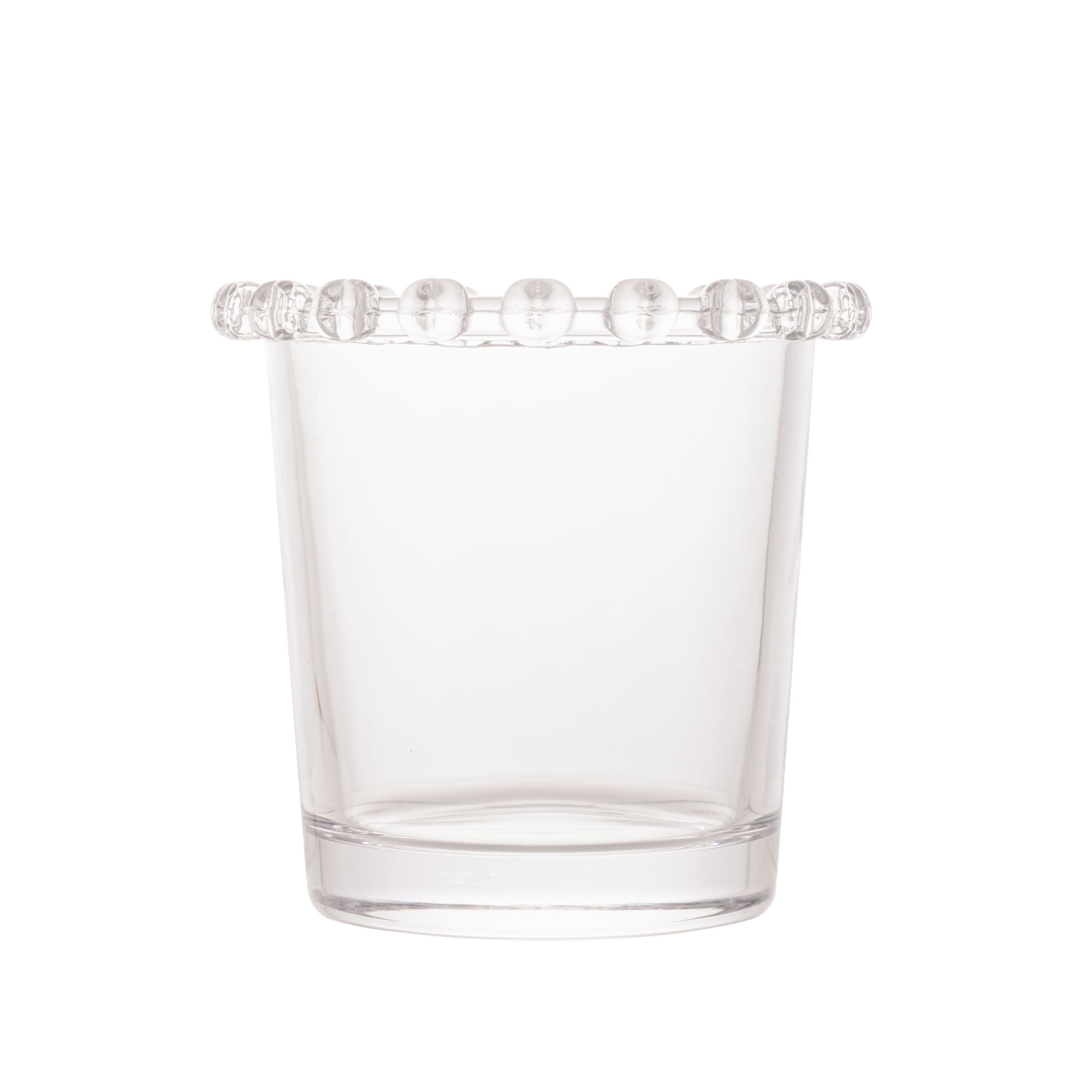 Vaso de Cristal de Plomo para Cubiertos con Detalles en Forma de Corazón