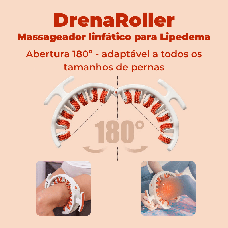 Drena Roller – Masajeador Linfático para Lipedema y Celulitis