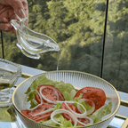 Exprimidor de limón de acrílico 12 cm