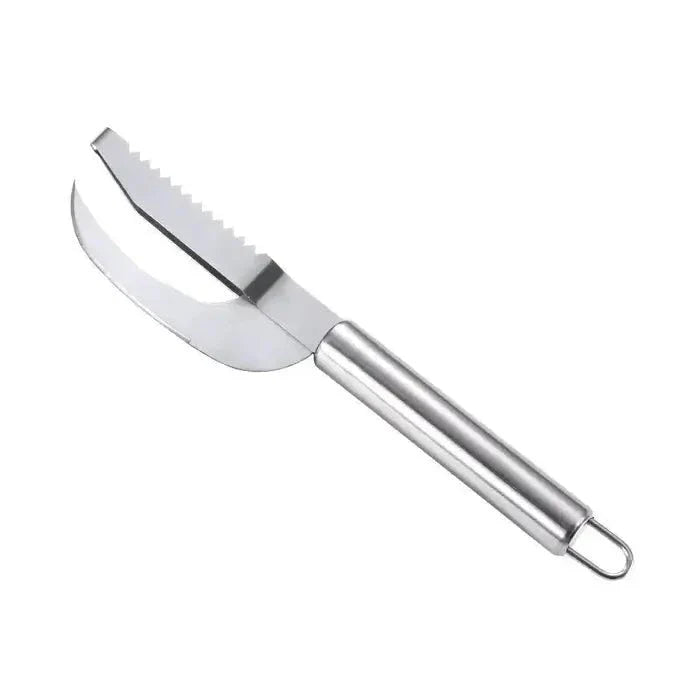 FishScaler - Cuchillo de Acero Inoxidable 3 en 1 para Limpieza de Pescado