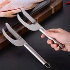 FishScaler - Cuchillo de Acero Inoxidable 3 en 1 para Limpieza de Pescado