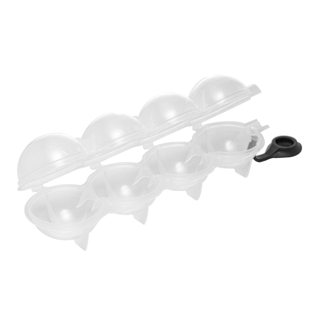 Molde de Plástico para Hielo 4 Cavidades Redondas 250ml