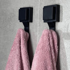 Gancho Multiuso con Ventosa en Negro Mate