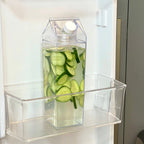 Botella Decorativa 1L Transparente para Organización de Bebidas