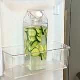 Botella Decorativa 1L Transparente para Organización de Bebidas