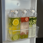 Botella Decorativa 1L Transparente para Organización de Bebidas