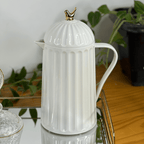 Jarra térmica de plástico blanca 600ml