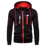 Chaqueta BMW con Cremallera y Bolsillo Frontal