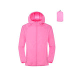 Chaqueta Corta Viento Impermeable Femenina Masculina Ultra Ligera