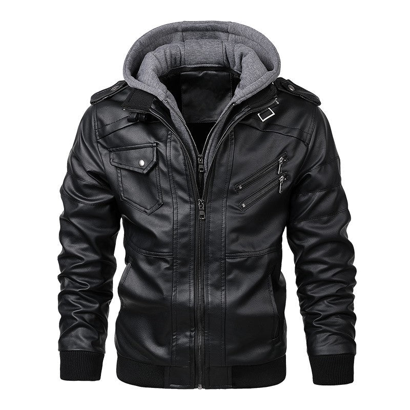Chaqueta de Cuero Masculina Premium
