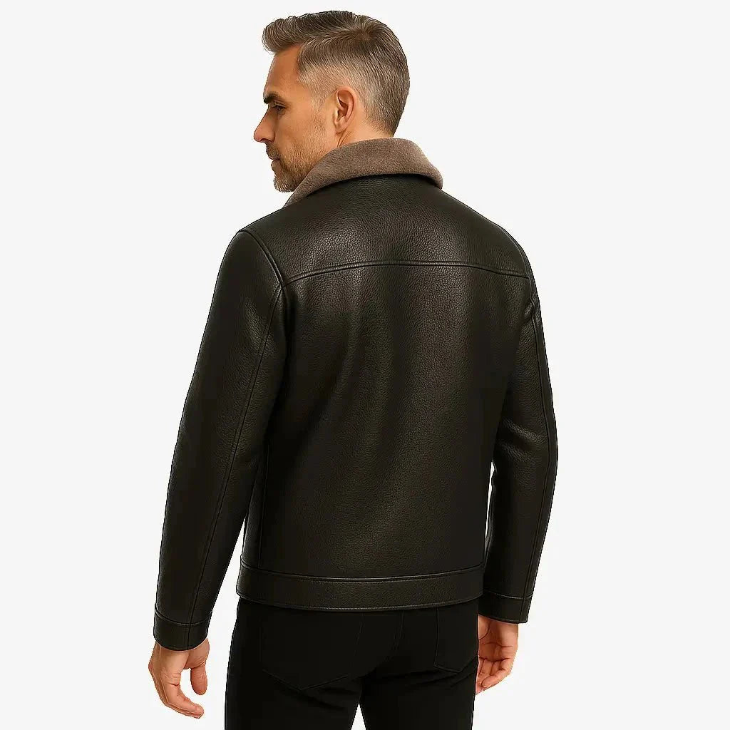 Herren Jacke Leder mit Kaschmirfutter MännerRaum